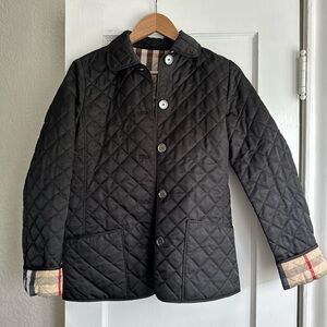 Burberry Quilted Coat 14Y